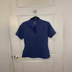 Figs Navy Blue Scrub Top Size XS